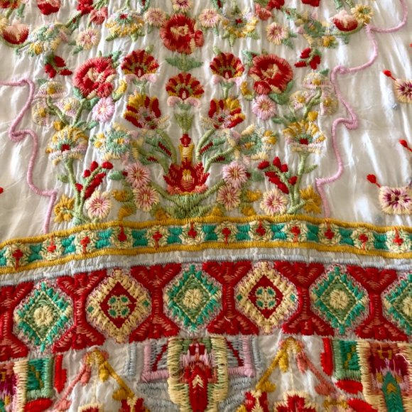 Johnny Was Heavily Embroidered Sandra Blouse - Picture 5 of 15